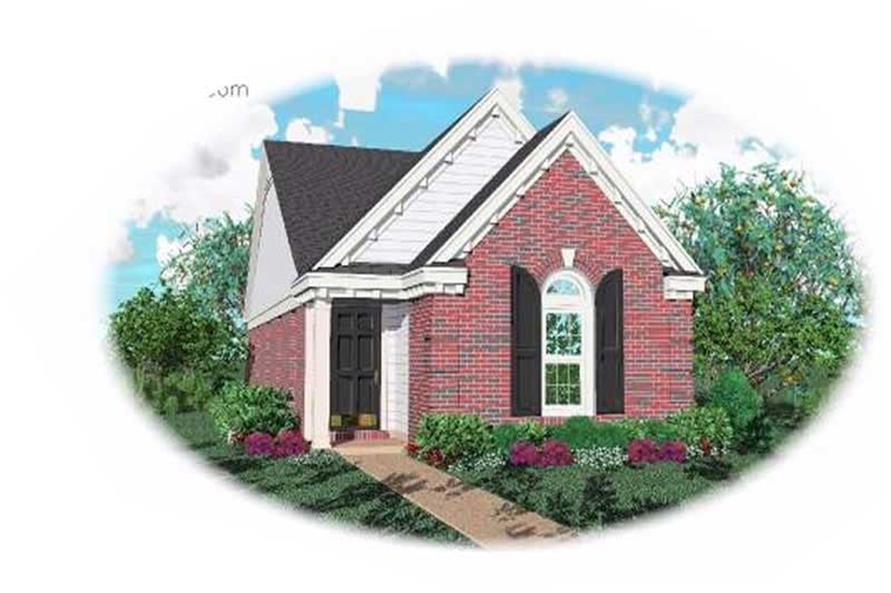 2-Bedroom, 1162 Sq Ft Bungalow House Plan - 170-1661 - Front Exterior