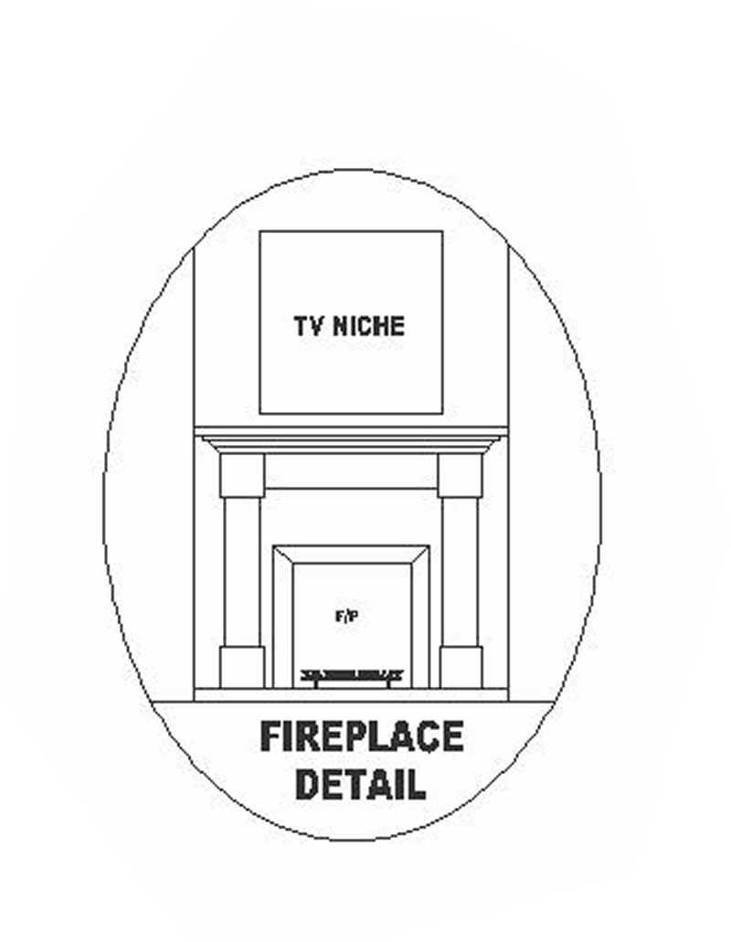 Great Room: Fireplace of this 3-Bedroom, 2079 Sq Ft Plan - 170-1709