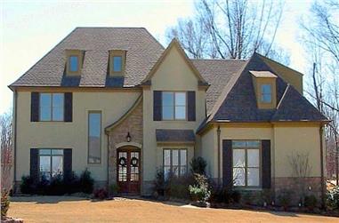 5-Bedroom, 4065 Sq Ft French House Plan - 170-1746 - Front Exterior