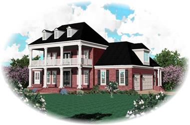 4-Bedroom, 3792 Sq Ft Luxury House Plan - 170-1880 - Front Exterior