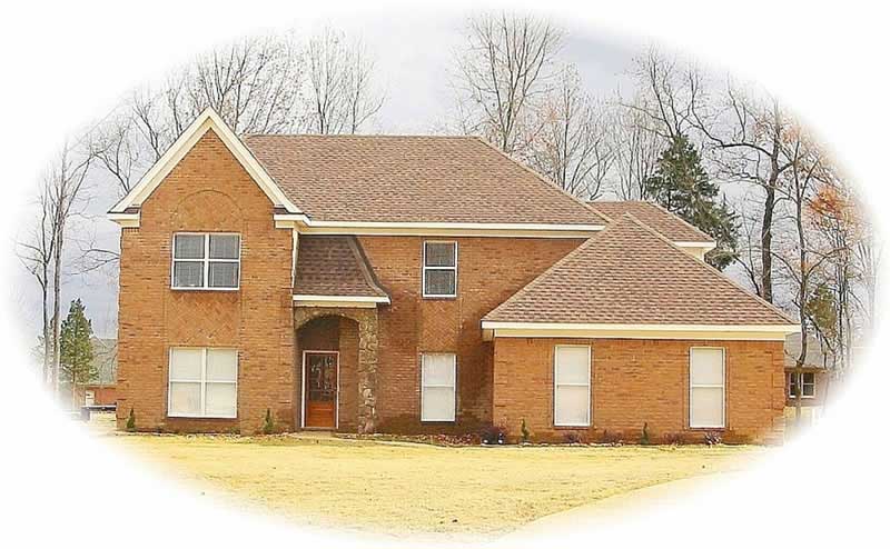 Front view of Traditional home (ThePlanCollection: House Plan #170-1887)