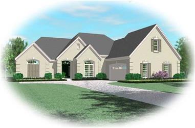 4-Bedroom, 3483 Sq Ft Luxury House Plan - 170-1930 - Front Exterior