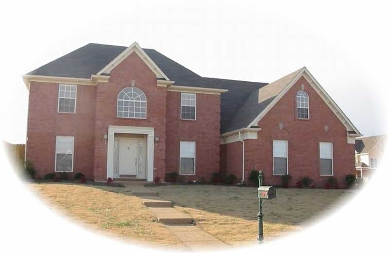 Front view of French home (ThePlanCollection: House Plan #170-1939)