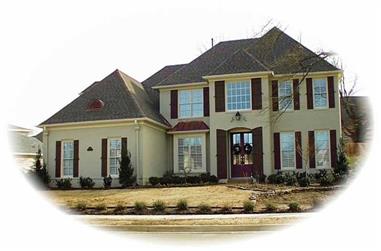 4-Bedroom, 3386 Sq Ft Luxury House Plan - 170-1978 - Front Exterior