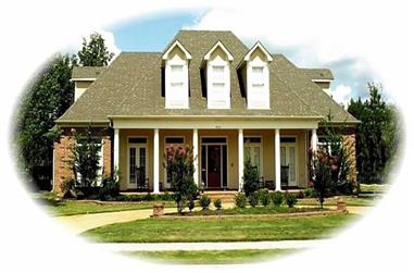 4-Bedroom, 4397 Sq Ft Country House Plan - 170-1991 - Front Exterior