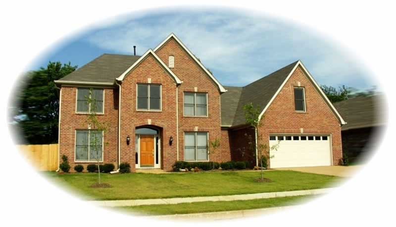 Front view of Luxury home (ThePlanCollection: House Plan #170-2009)