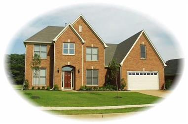 4-Bedroom, 3045 Sq Ft Traditional House Plan - 170-2013 - Front Exterior
