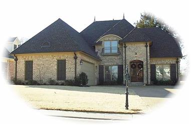 3-Bedroom, 2768 Sq Ft French House Plan - 170-2062 - Front Exterior
