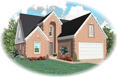 4-Bedroom, 2024 Sq Ft Traditional House Plan - 170-2065 - Front Exterior
