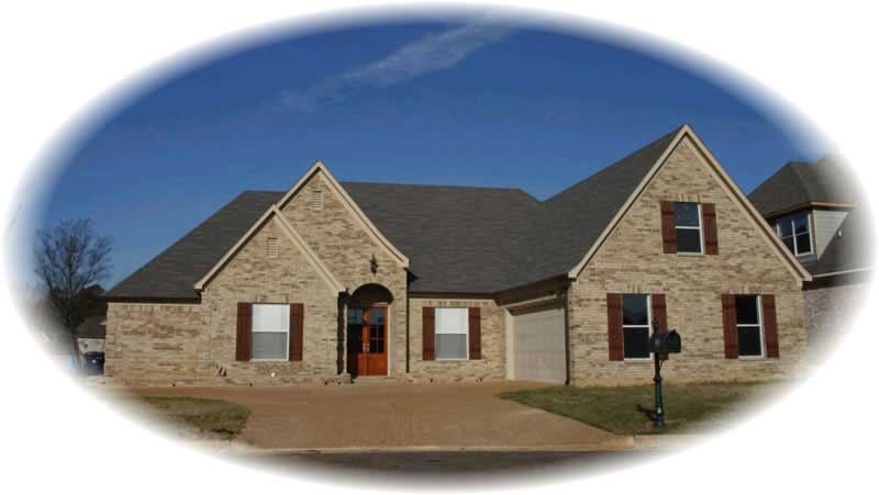 Front view of Country home (ThePlanCollection: House Plan #170-2178)