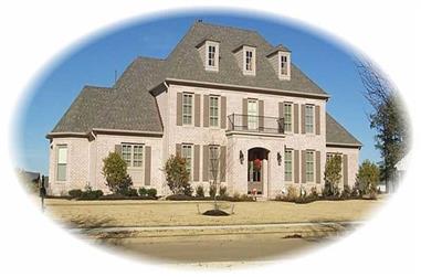 3-Bedroom, 3192 Sq Ft French House Plan - 170-2179 - Front Exterior