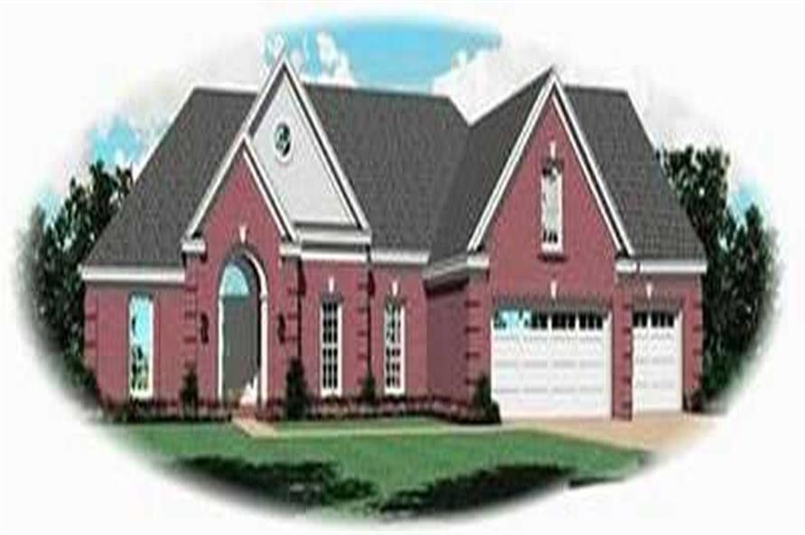 3-Bedroom, 1982 Sq Ft Contemporary Home Plan - 170-2243 - Main Exterior