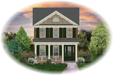 2-Bedroom, 1410 Sq Ft Small House Plans - 170-2283 - Front Exterior