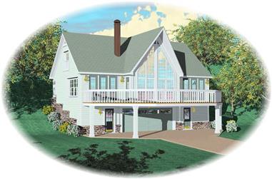 3-Bedroom, 1847 Sq Ft Country House Plan - 170-2322 - Front Exterior