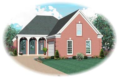 3-Bedroom, 2588 Sq Ft Traditional House Plan - 170-2325 - Front Exterior