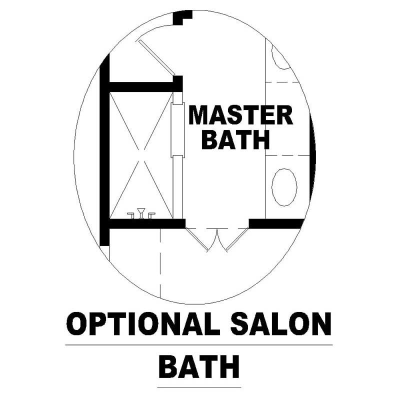 Master Bathroom of this 3-Bedroom, 1640 Sq Ft Plan - 170-2417