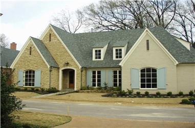 5-Bedroom, 5420 Sq Ft French Home Plan - 170-2451 - Main Exterior