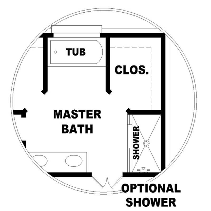 Master Bathroom of this 2-Bedroom, 1857 Sq Ft Plan - 170-2516