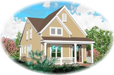 3-Bedroom, 2770 Sq Ft Country House Plan - 170-2639 - Front Exterior
