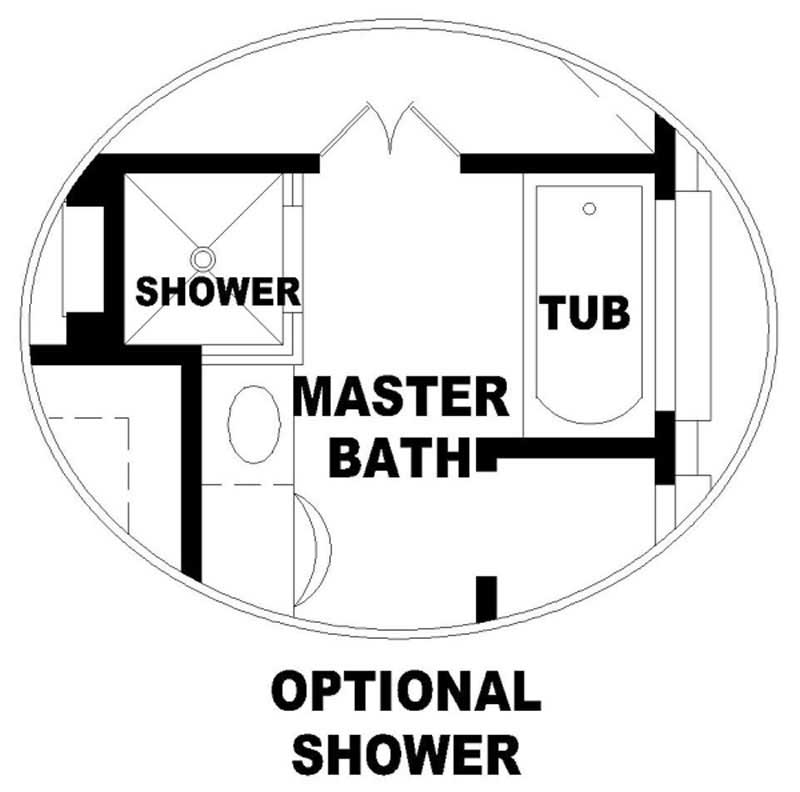 Master Bathroom of this 2-Bedroom, 1549 Sq Ft Plan - 170-2651