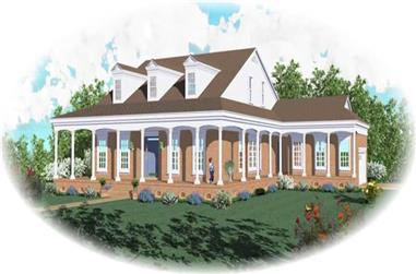 3-Bedroom, 2645 Sq Ft Ranch House Plan - 170-2659 - Front Exterior