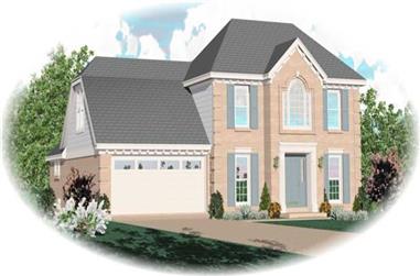 3-Bedroom, 1793 Sq Ft Small House Plans House Plan - 170-2675 - Front Exterior