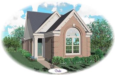 3-Bedroom, 1290 Sq Ft Small House Plans House Plan - 170-2692 - Front Exterior