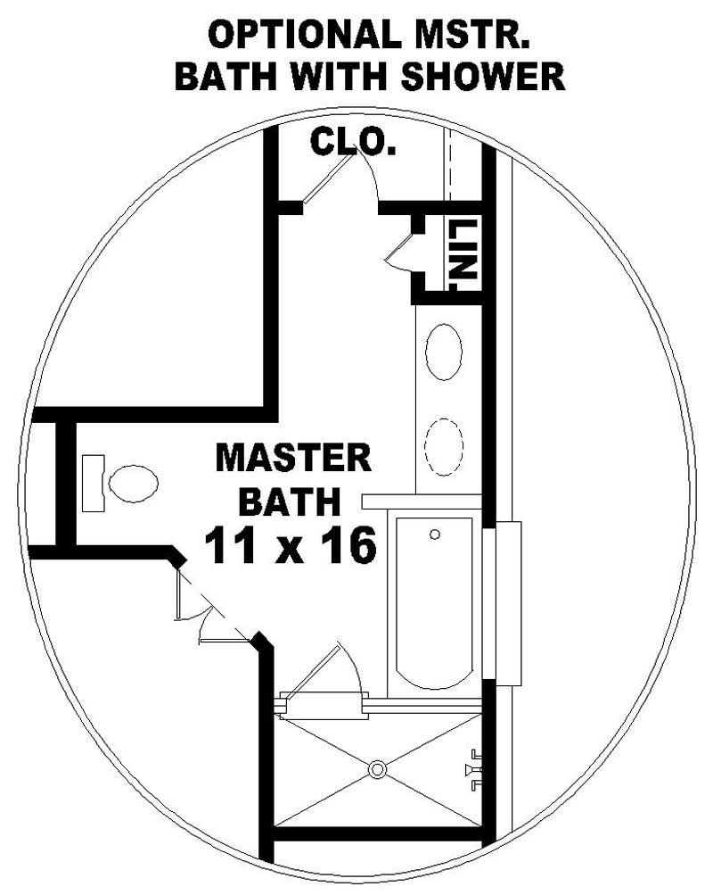 Garage of this 3-Bedroom, 1290 Sq Ft Plan - 170-2692