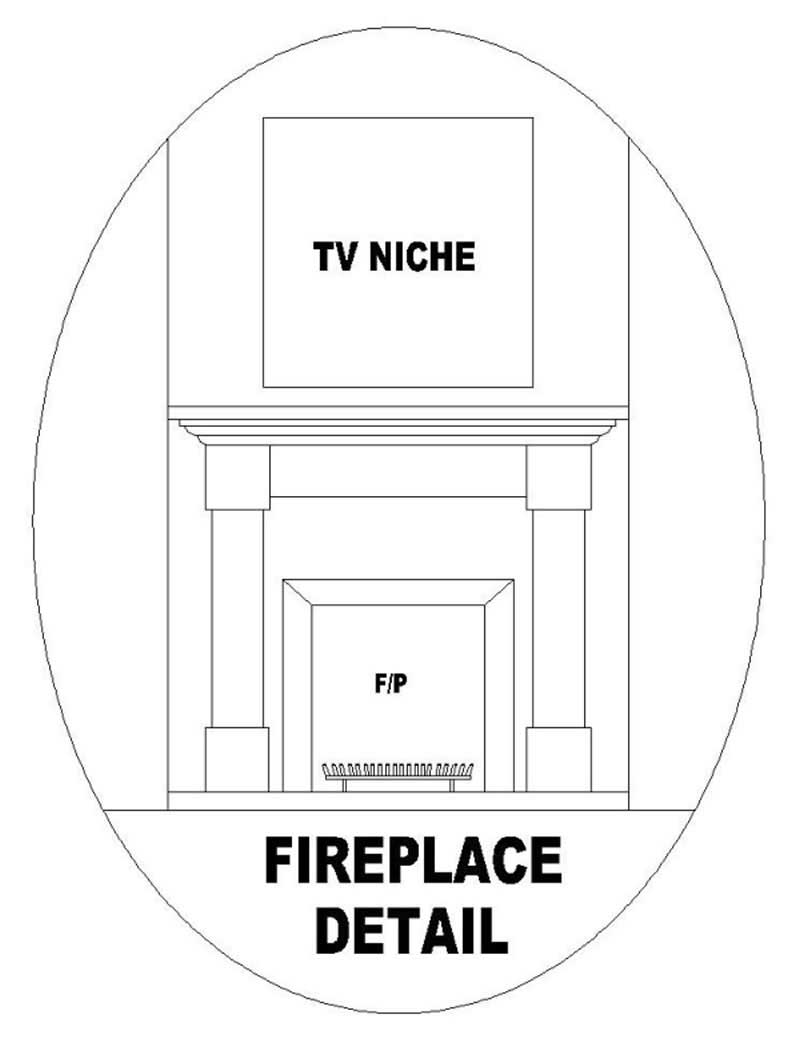Great Room: Fireplace of this 3-Bedroom, 1539 Sq Ft Plan - 170-2700