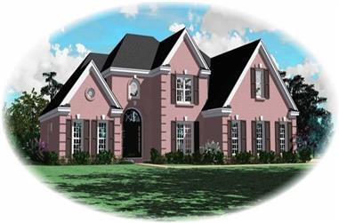 3-Bedroom, 2294 Sq Ft French House Plan - 170-2745 - Front Exterior