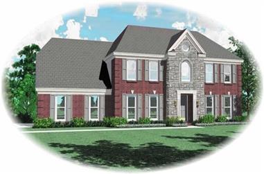 4-Bedroom, 2339 Sq Ft French House Plan - 170-2765 - Front Exterior