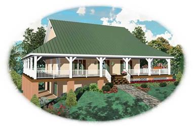 3-Bedroom, 2400 Sq Ft Country House Plan - 170-2769 - Front Exterior