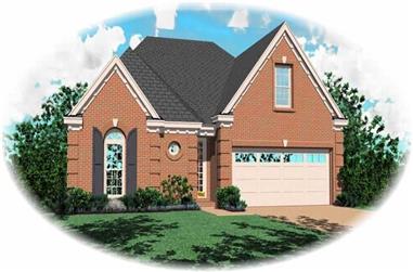 2-Bedroom, 1526 Sq Ft Small House Plans House Plan - 170-2787 - Front Exterior