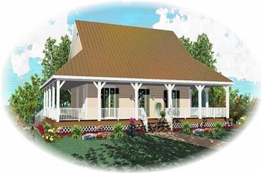 3-Bedroom, 2400 Sq Ft Country House Plan - 170-2801 - Front Exterior