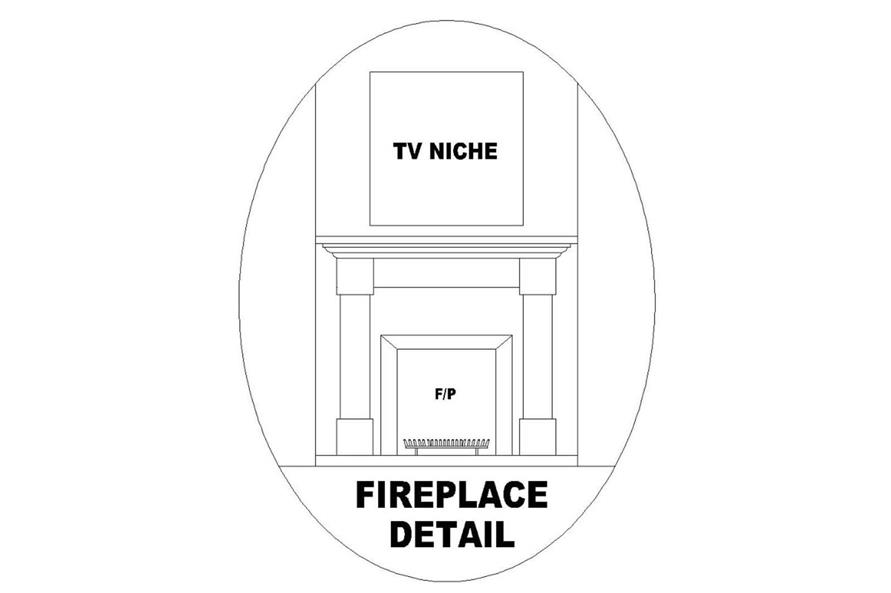 FIREPLACE of this 4-Bedroom,1946 Sq Ft Plan -1946