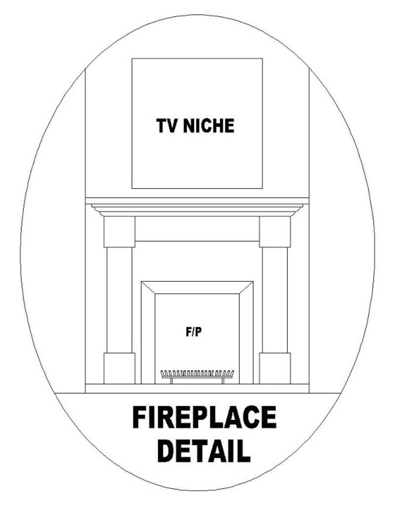 Great Room: Fireplace of this 4-Bedroom, 1830 Sq Ft Plan - 170-2913
