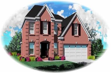 3-Bedroom, 1768 Sq Ft Small House Plans House Plan - 170-2934 - Front Exterior