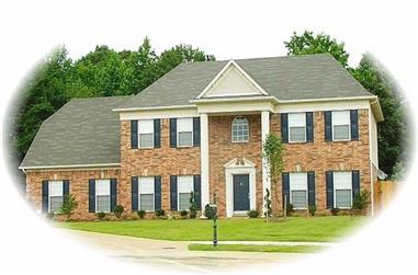 4-Bedroom, 2320 Sq Ft French House Plan - 170-2948 - Front Exterior