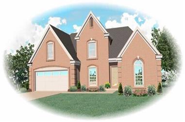 3-Bedroom, 2165 Sq Ft Contemporary House Plan - 170-2956 - Front Exterior