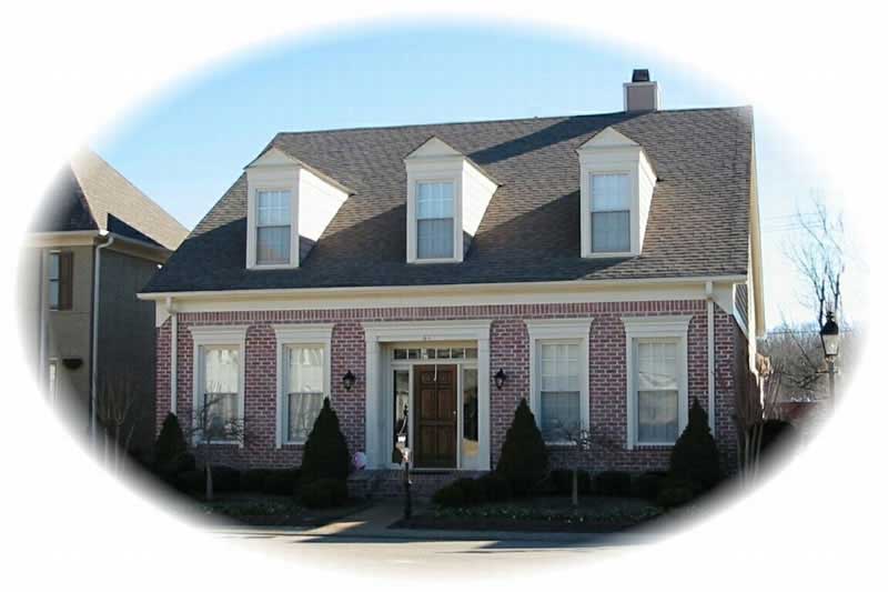 Front view of Cape Cod home (ThePlanCollection: House Plan #170-2977)