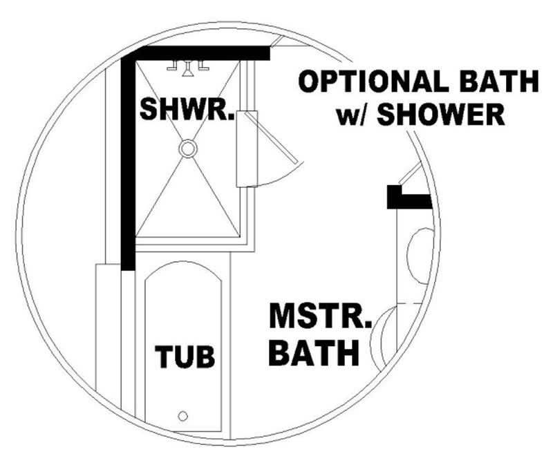 Master Bathroom of this 2-Bedroom, 1960 Sq Ft Plan - 170-2978