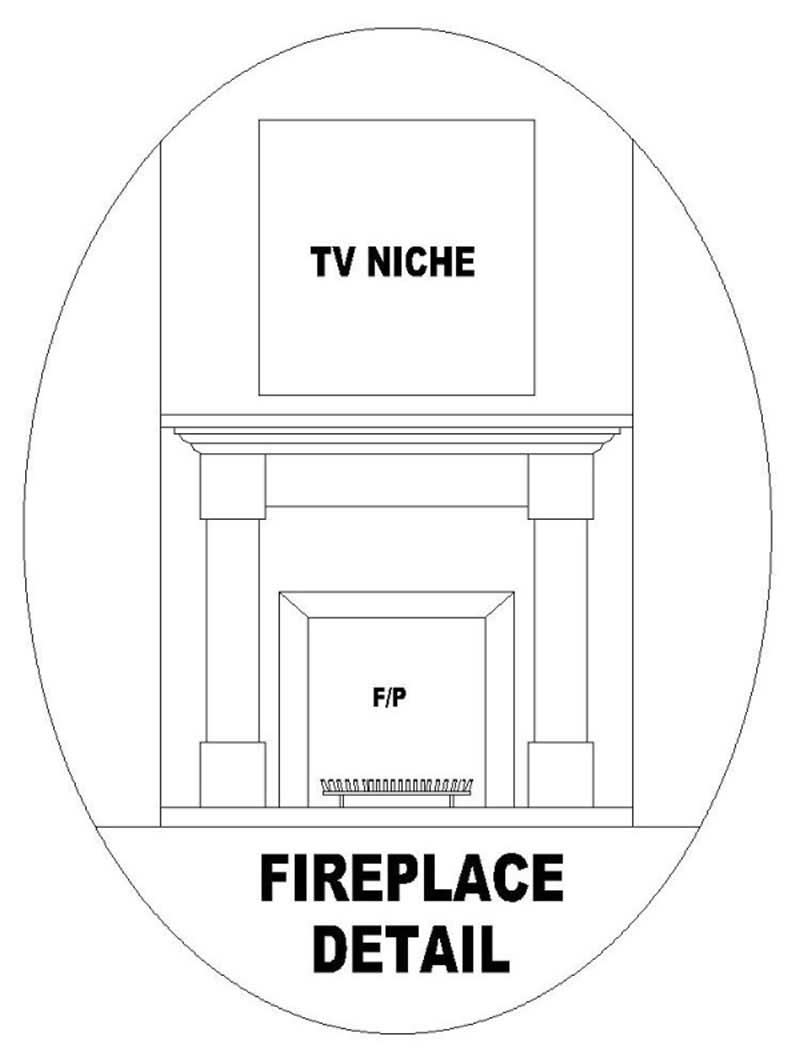Great Room: Fireplace of this 3-Bedroom, 1539 Sq Ft Plan - 170-2991