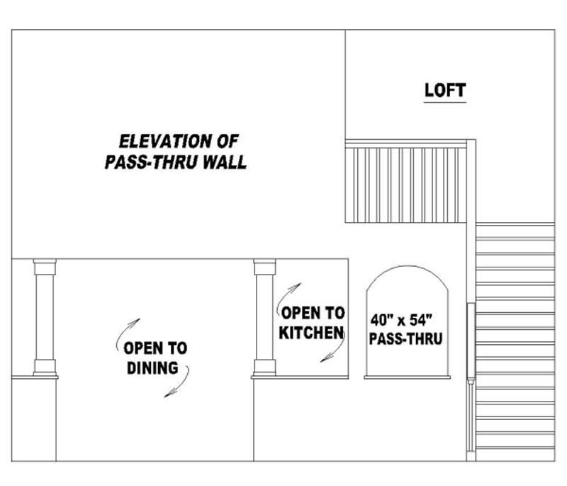 Loft of this 3-Bedroom, 1539 Sq Ft Plan - 170-2991
