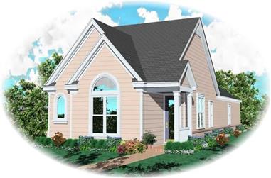 3-Bedroom, 1292 Sq Ft Small House Plans House Plan - 170-3006 - Front Exterior