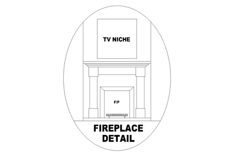FIREPLACE of this 3-Bedroom,1292 Sq Ft Plan -1292