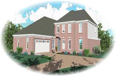 3-Bedroom, 2691 Sq Ft Traditional House Plan - 170-3043 - Front Exterior