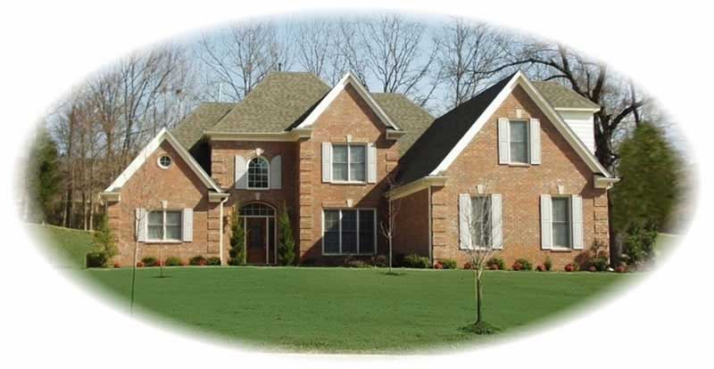 Front view of Luxury home (ThePlanCollection: House Plan #170-3060)