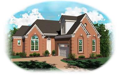 2-Bedroom, 1562 Sq Ft French House Plan - 170-3067 - Front Exterior
