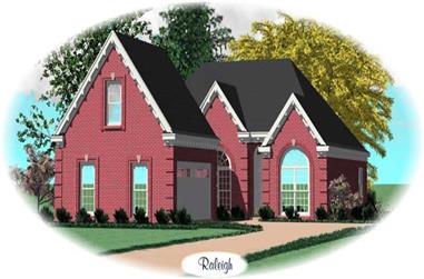 2-Bedroom, 1912 Sq Ft Traditional House Plan - 170-3116 - Front Exterior