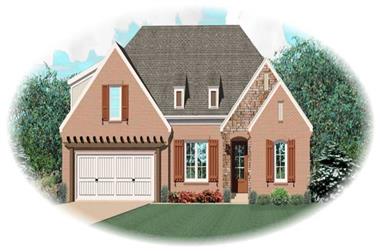 3-Bedroom, 2289 Sq Ft Country House Plan - 170-3151 - Front Exterior